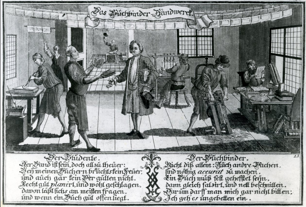 El encuadernador de German School