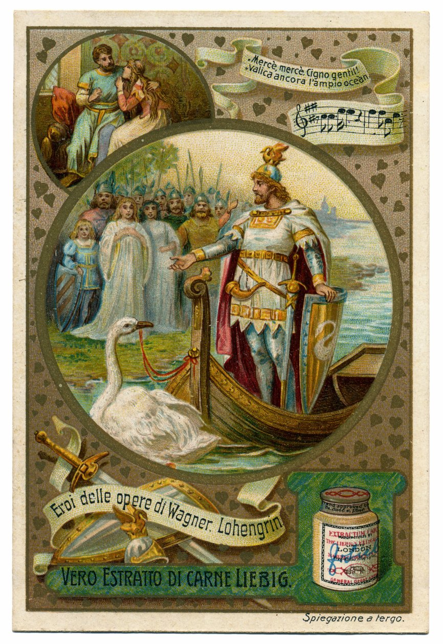 Los personajes de Lohengrin de German School
