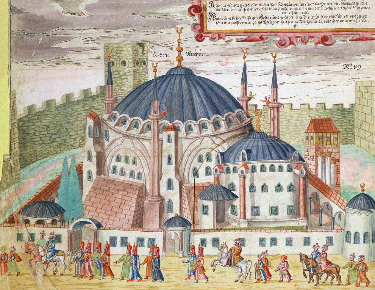 La iglesia de Santa Sofía transformada en mezquita de German School