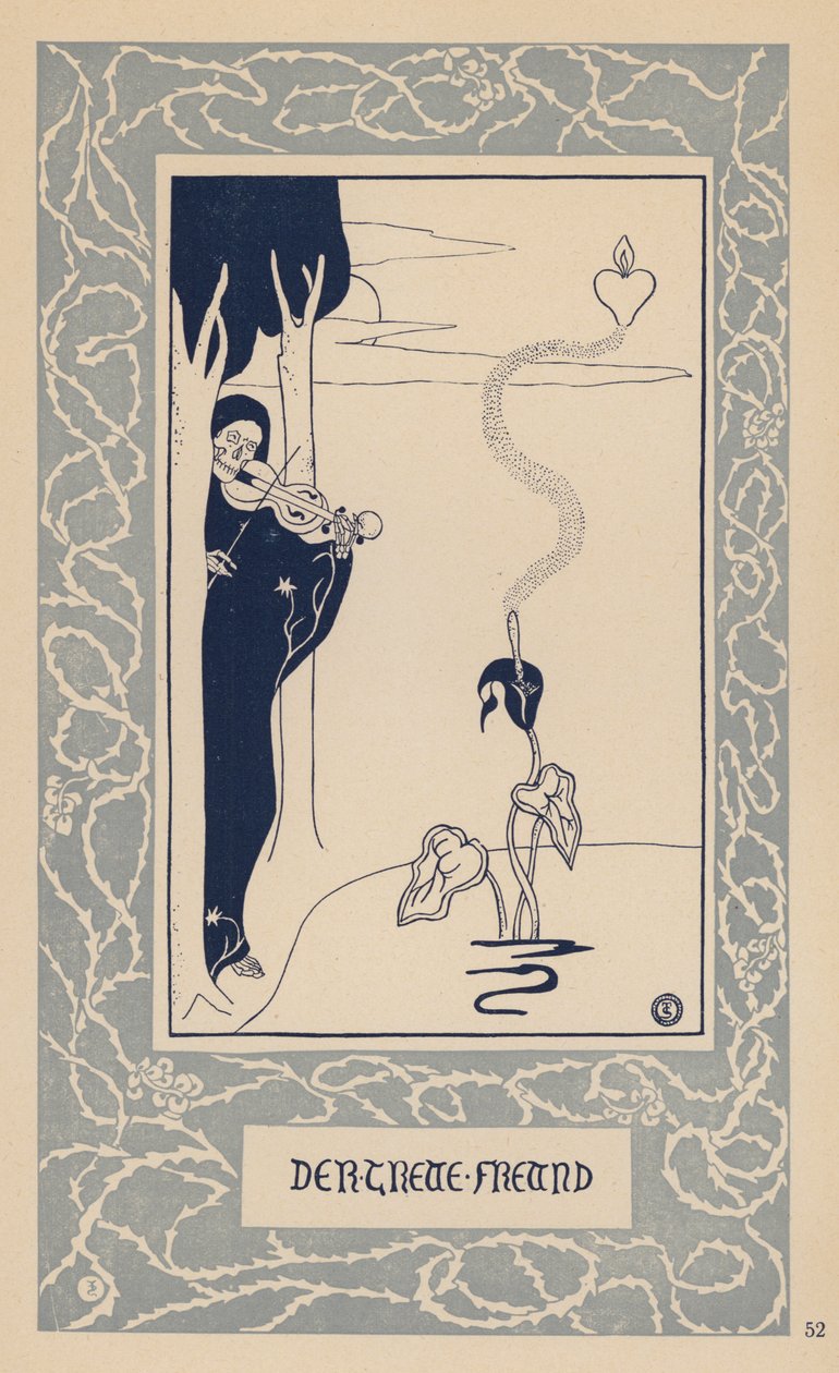 El amigo devoto (litografía) de German School