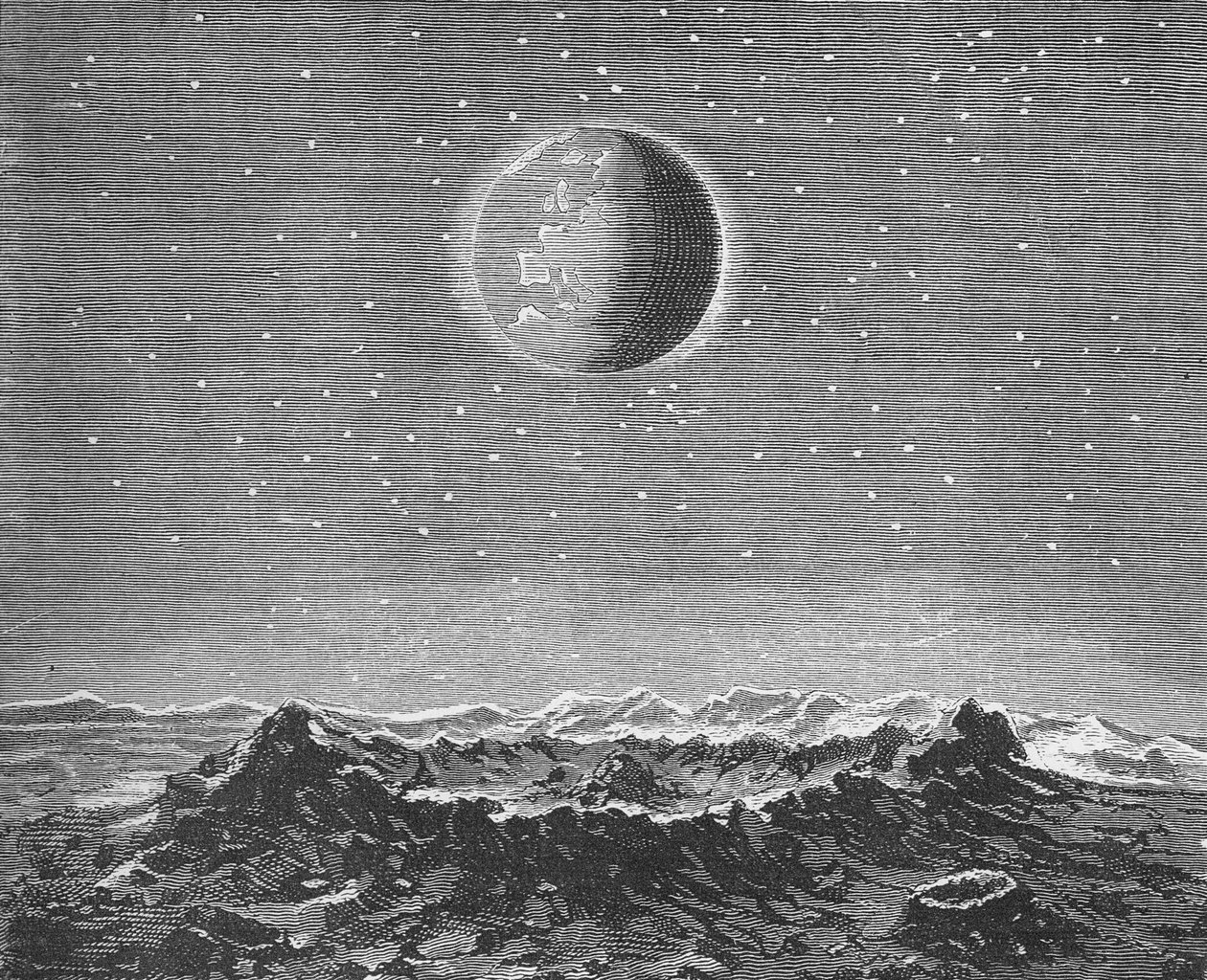 La Tierra vista desde la Luna de German School