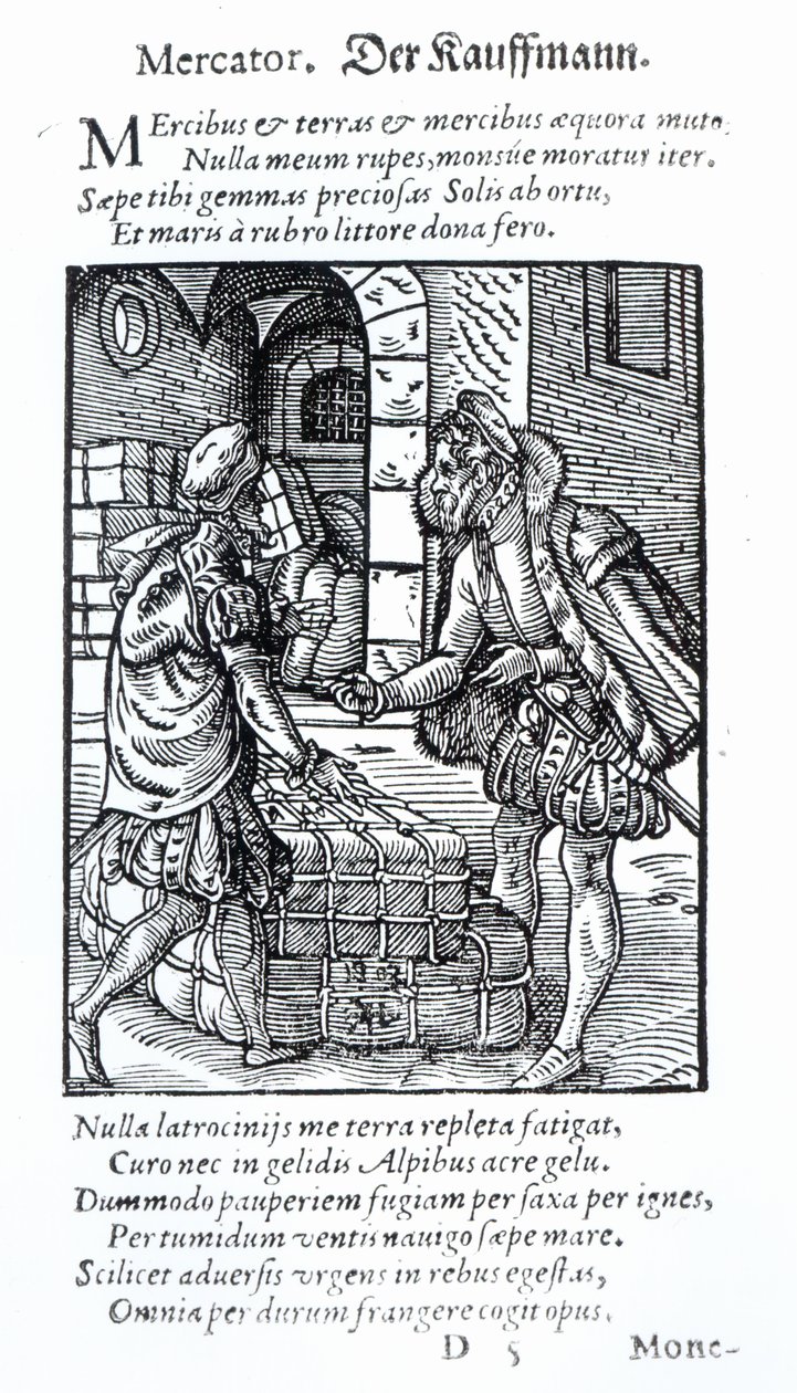 El comerciante, publicado por Hartman Schopper de German School