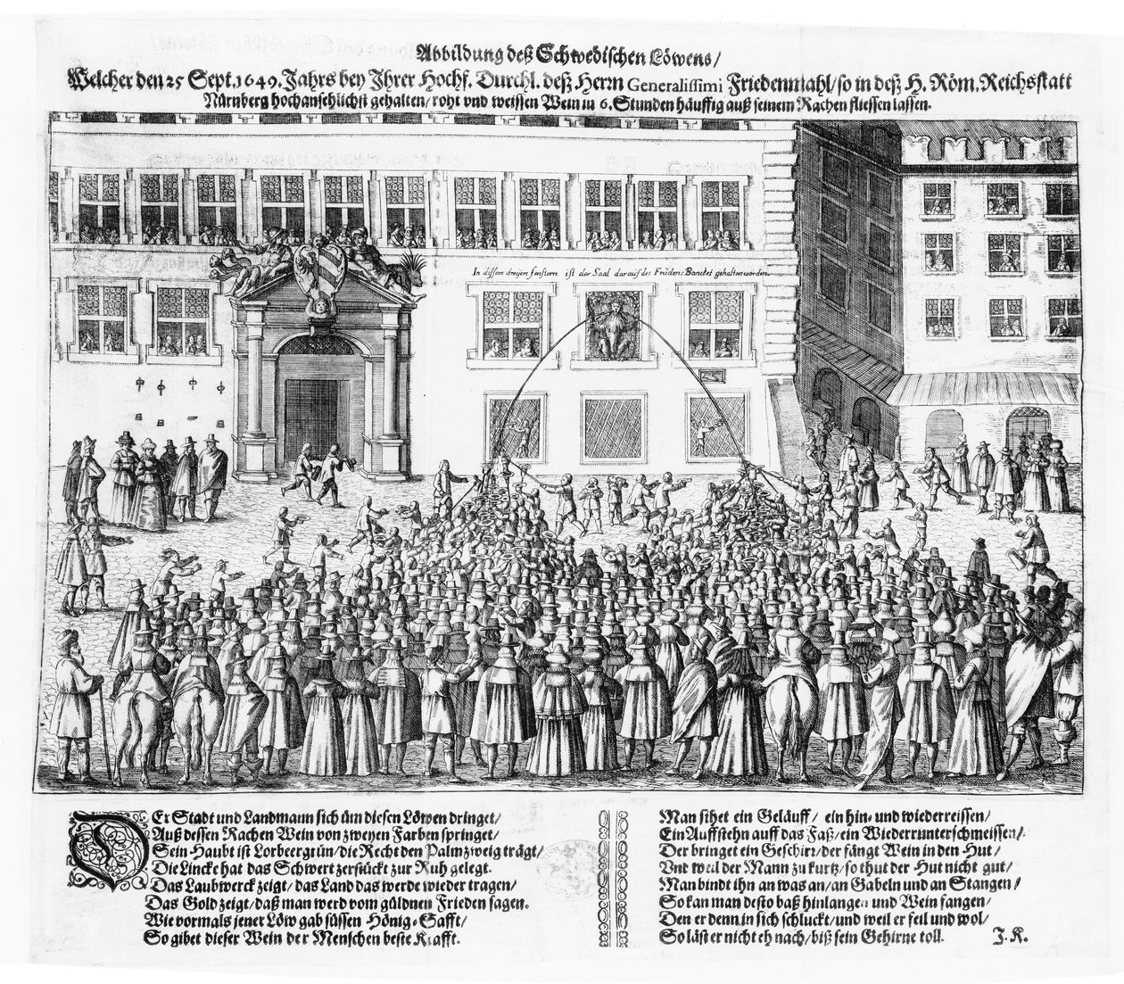 La paz de Núremberg, 25 de septiembre de 1649 de German School