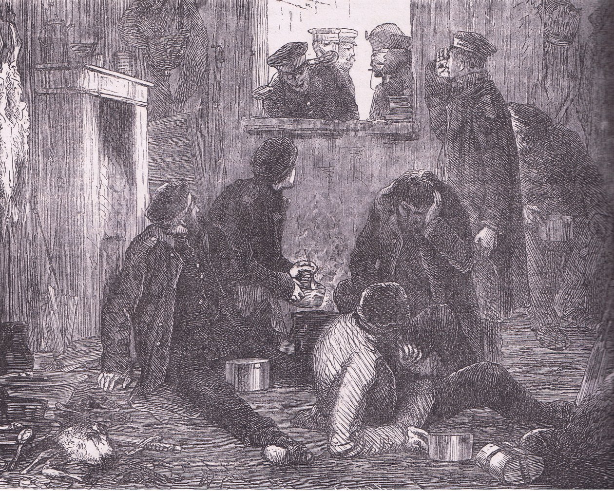El príncipe heredero de Prusia haciendo la ronda, de la Historia de la Guerra entre Francia y Alemania de Cassell, publicada por Cassell and Company Limited, c.1890 de German School