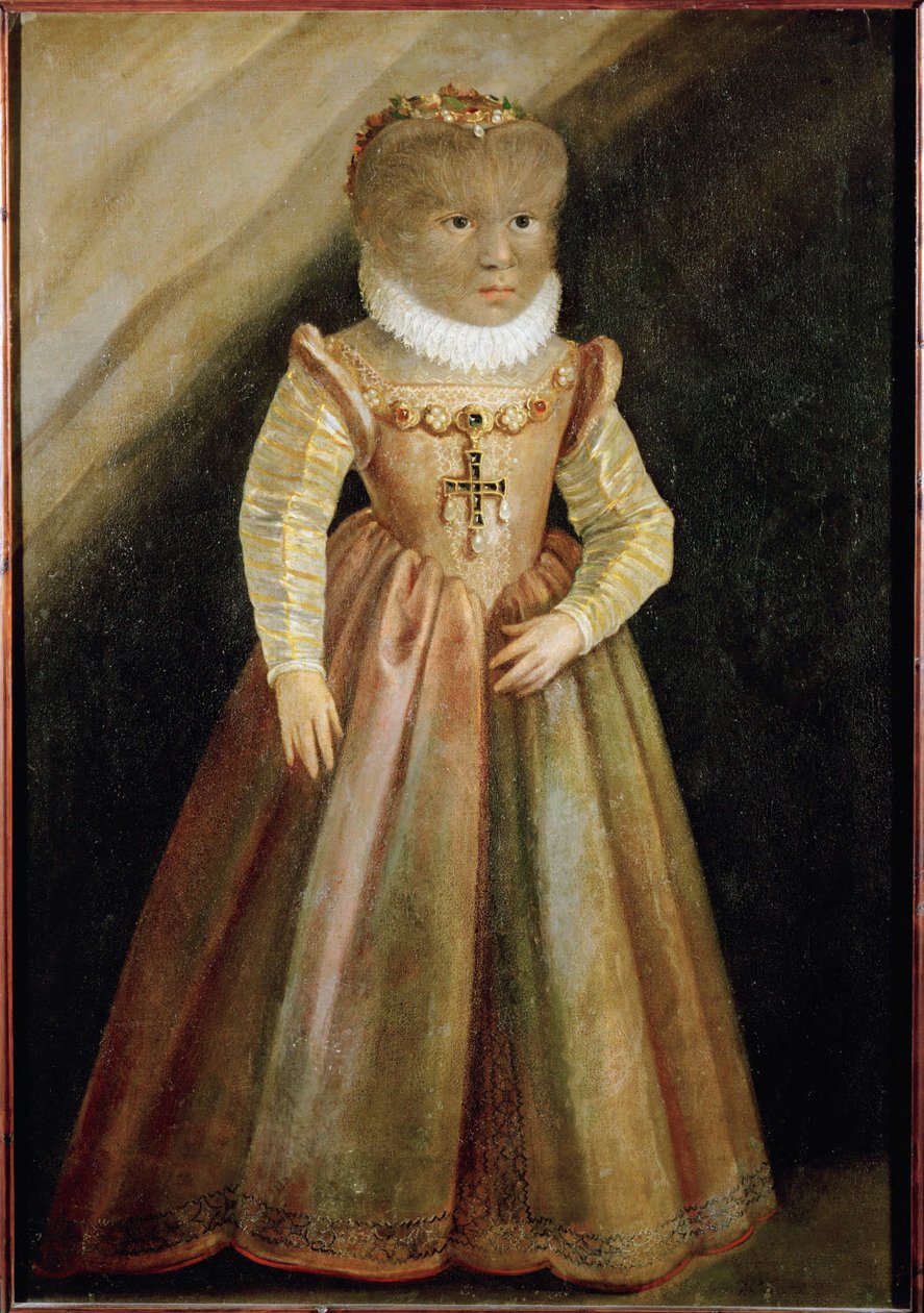 La hija de Petrus Gonzalvus, el Peludo de Teneriffa ... de German School