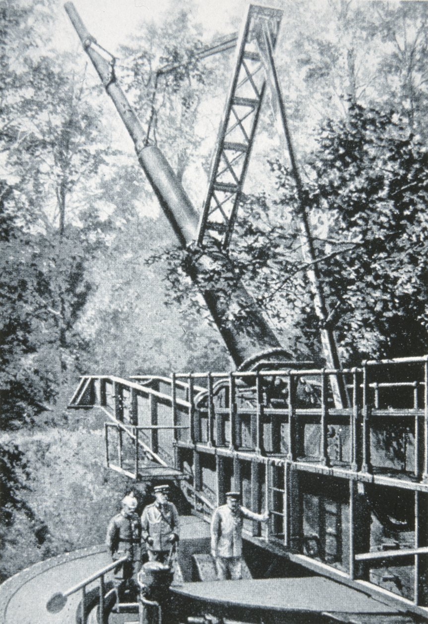 El gigante cañón alemán de París de la Primera Guerra Mundial llamado 