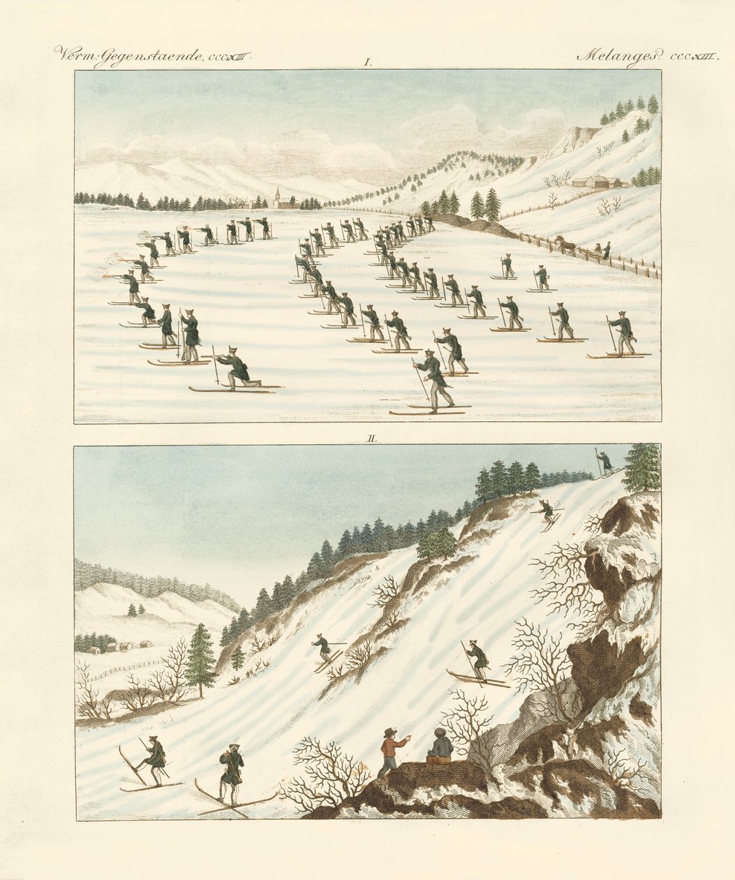 El regimiento de patinadores en Noruega de German School