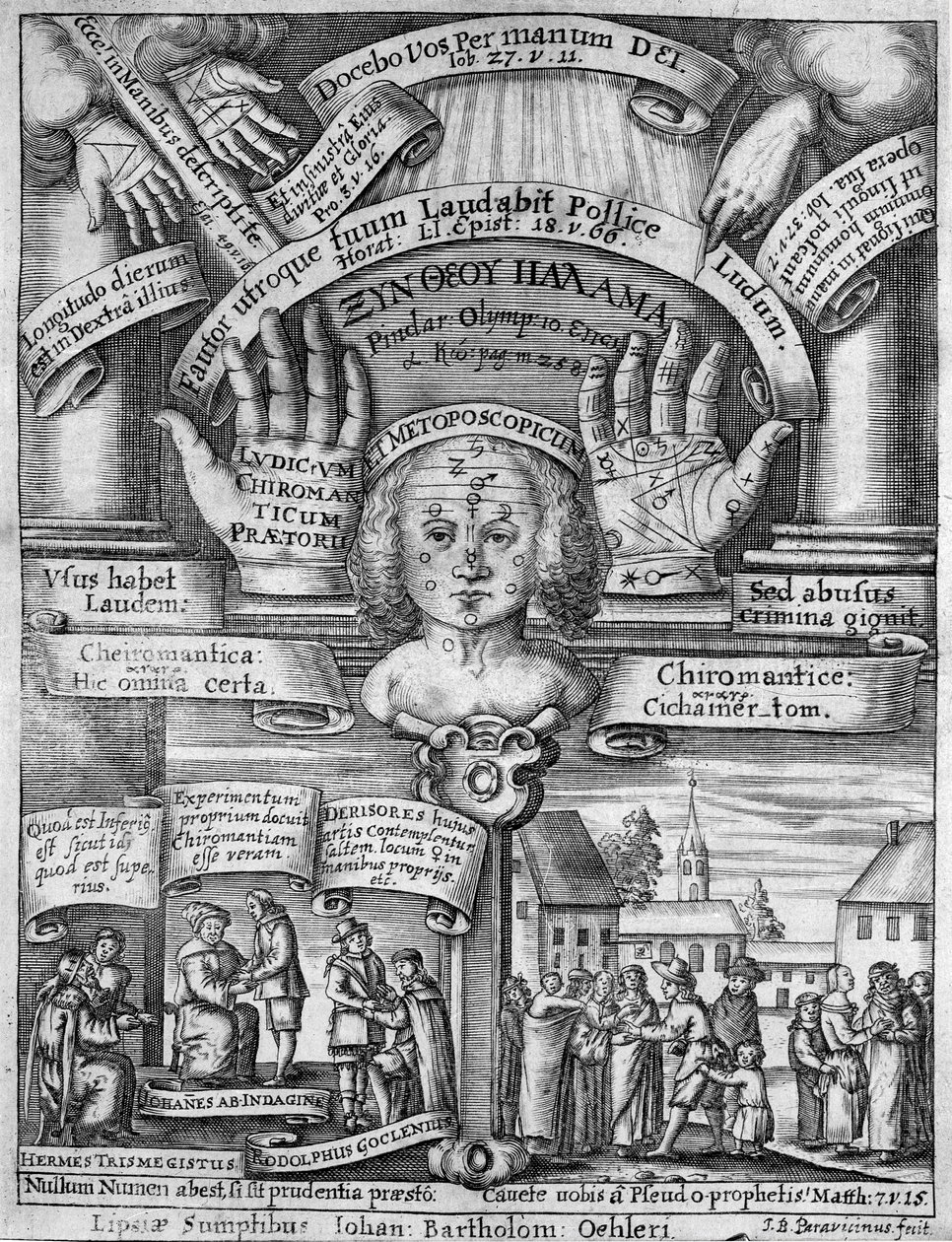 Portada de Ludicrum Chiromanticum de German School