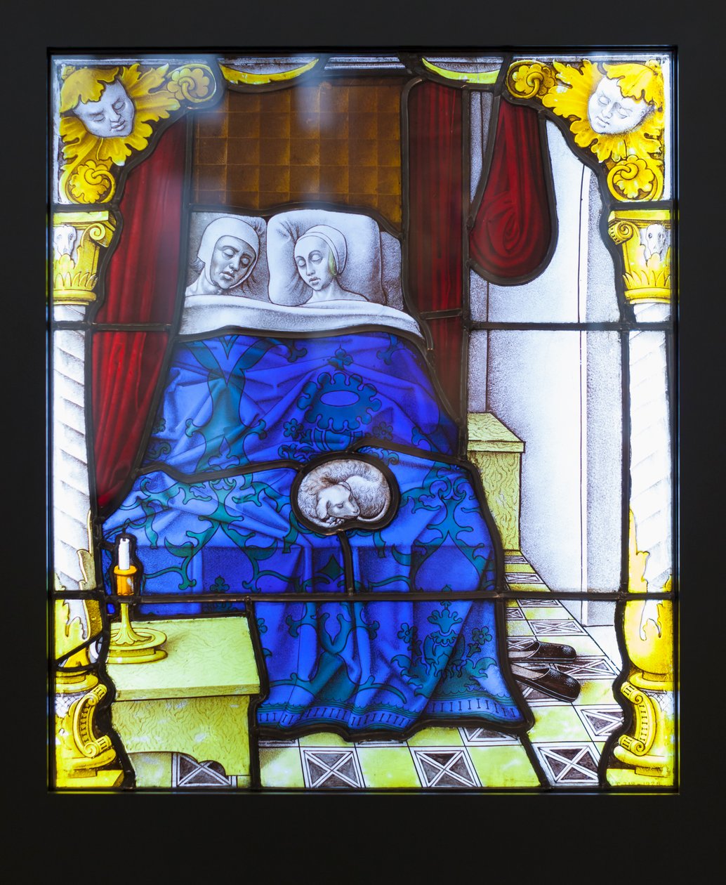 Tobías y Sara, hacia 1520 de German School