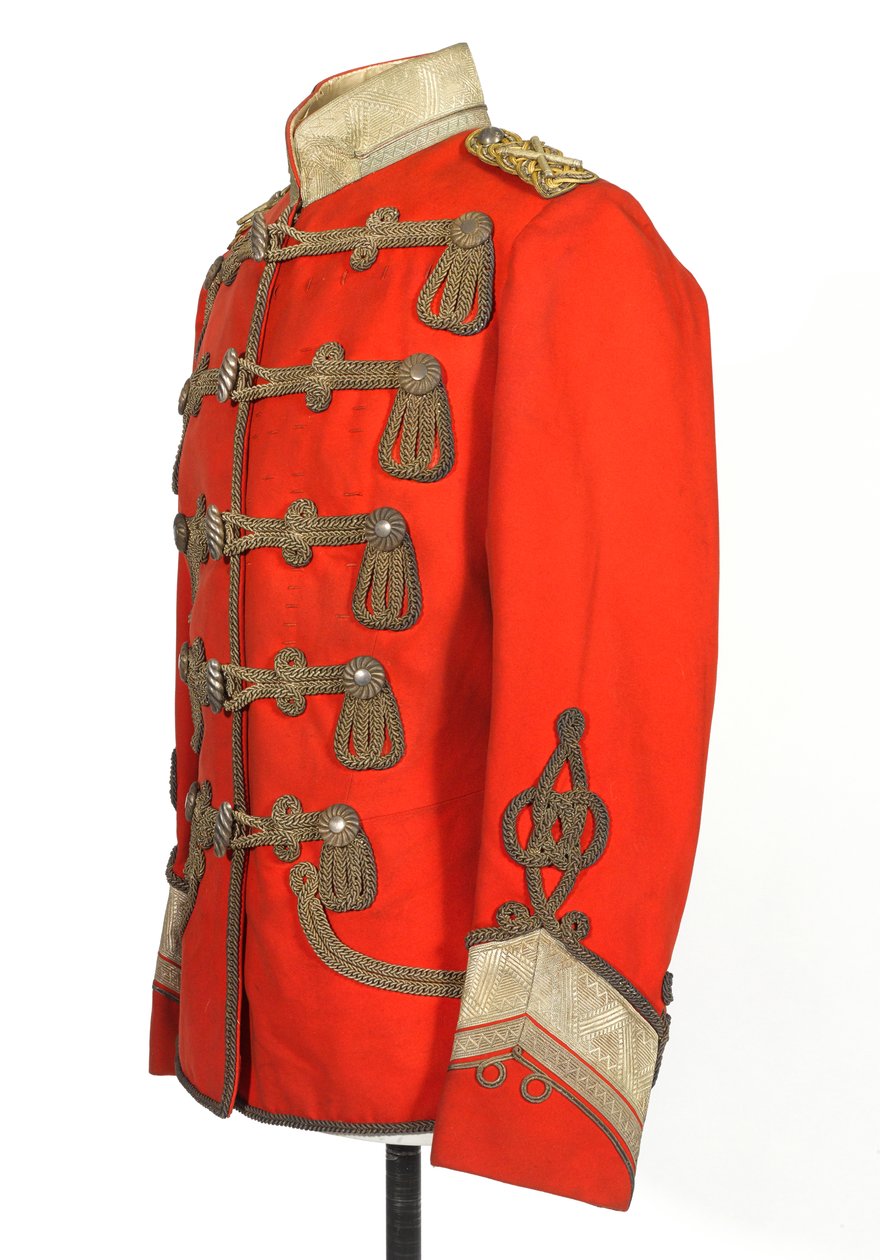 Túnica, SAR El Duque de Connaught, 3º Húsares de Zieten, Ejército Alemán, antes de 1914 de German School