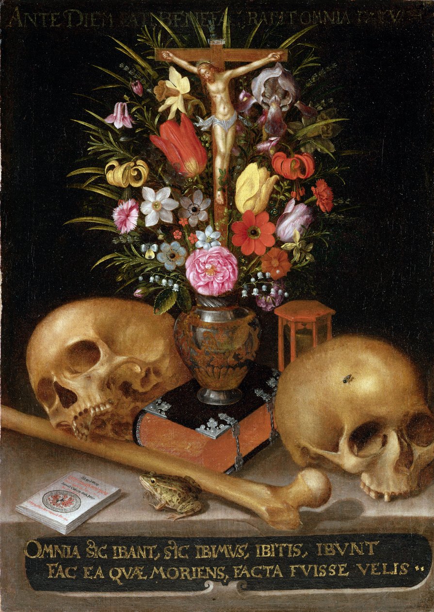 Vanitas Bodegón de German School
