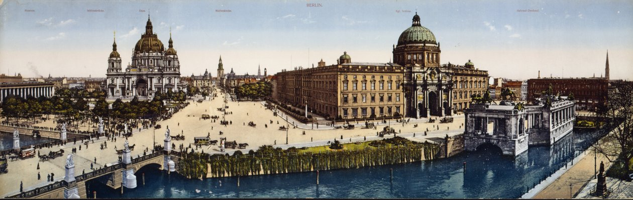Vista de Berlín a finales de siglo de German School