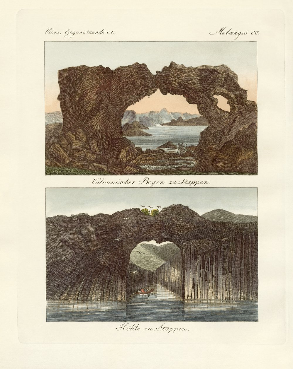 Arcos y cuevas volcánicas de German School
