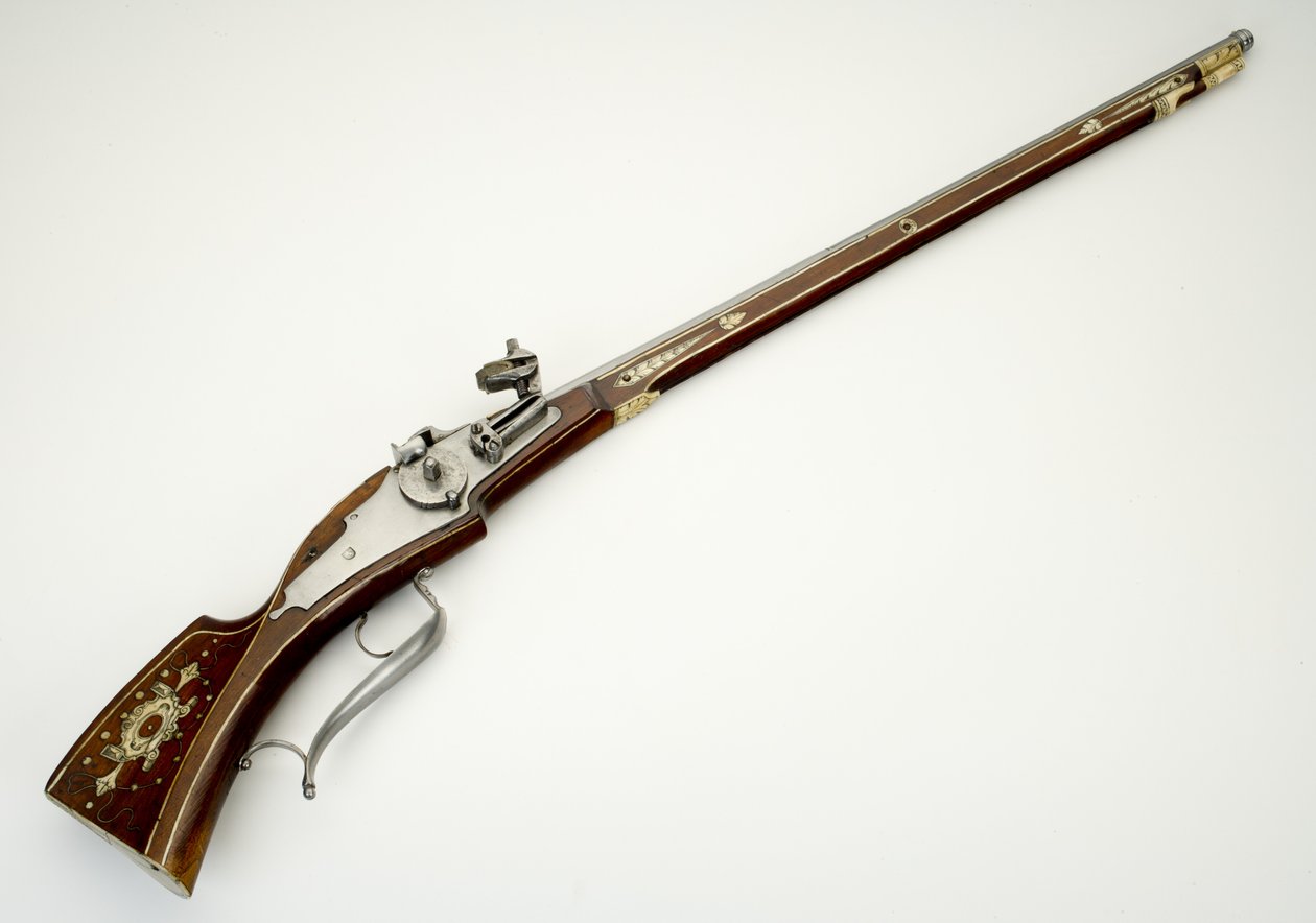 Carabina de rueda para la guardia personal (Trabanten) de Wolf Dietrich von Raitenau, Príncipe-Obispo de Salzburgo, c.1590 de German School