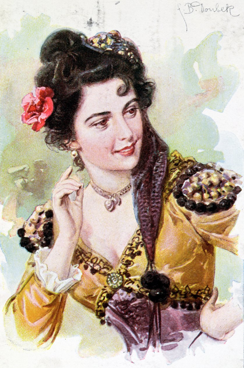 Zerlina de la ópera Don Giovanni de Wolfgang Amadeus Mozart (1756-91), c.1900 de German School