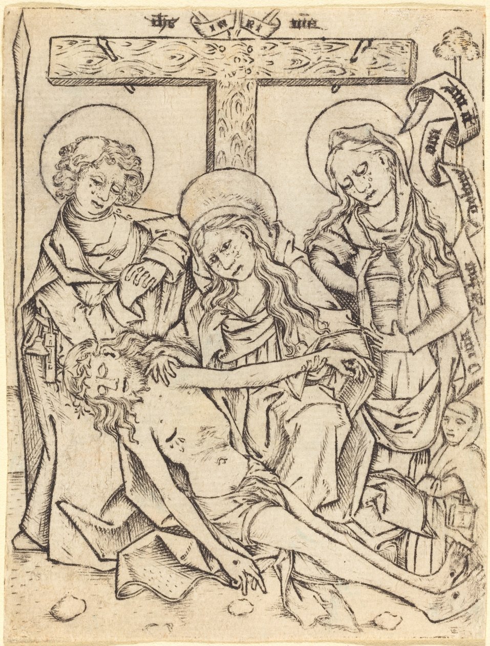La lamentación de German or Netherlandish 15th Century