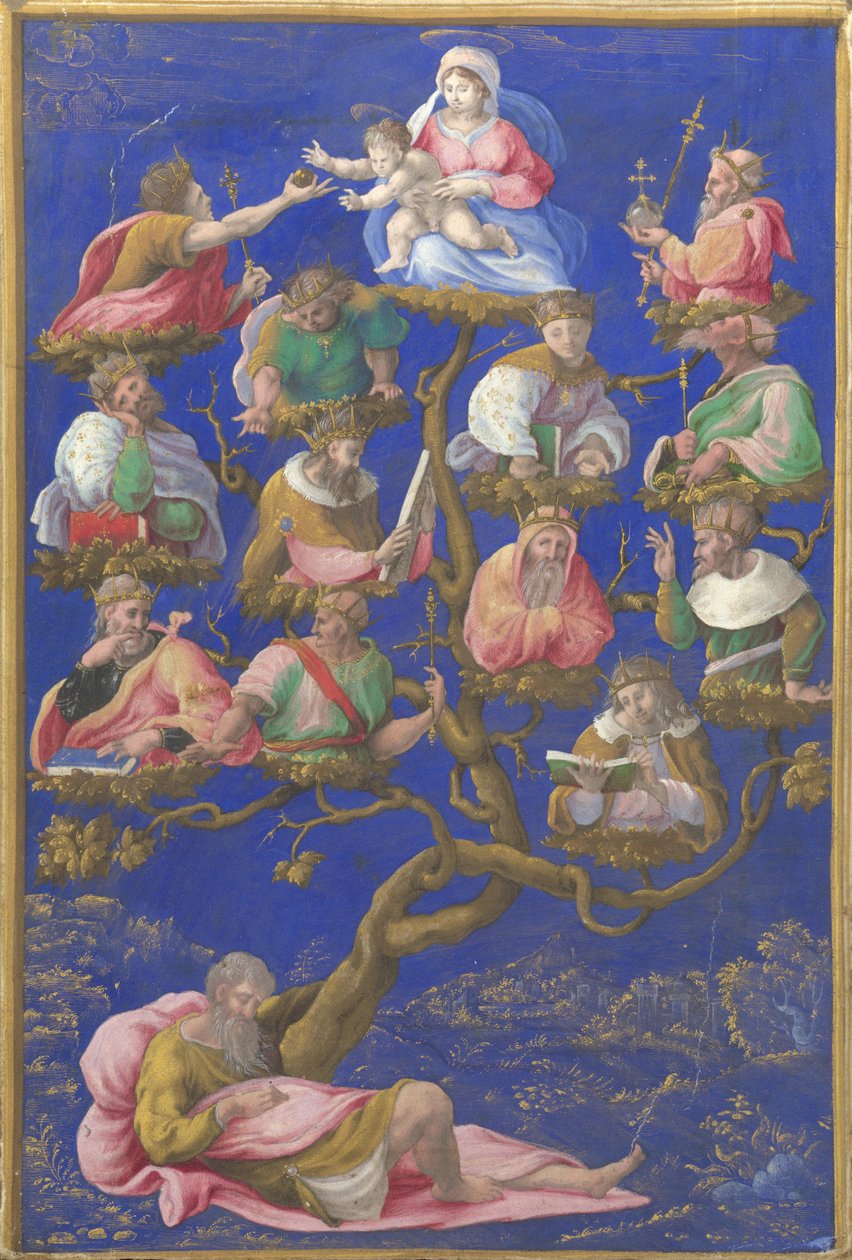El árbol de Jesé, c.1535 de Gerolamo Genga