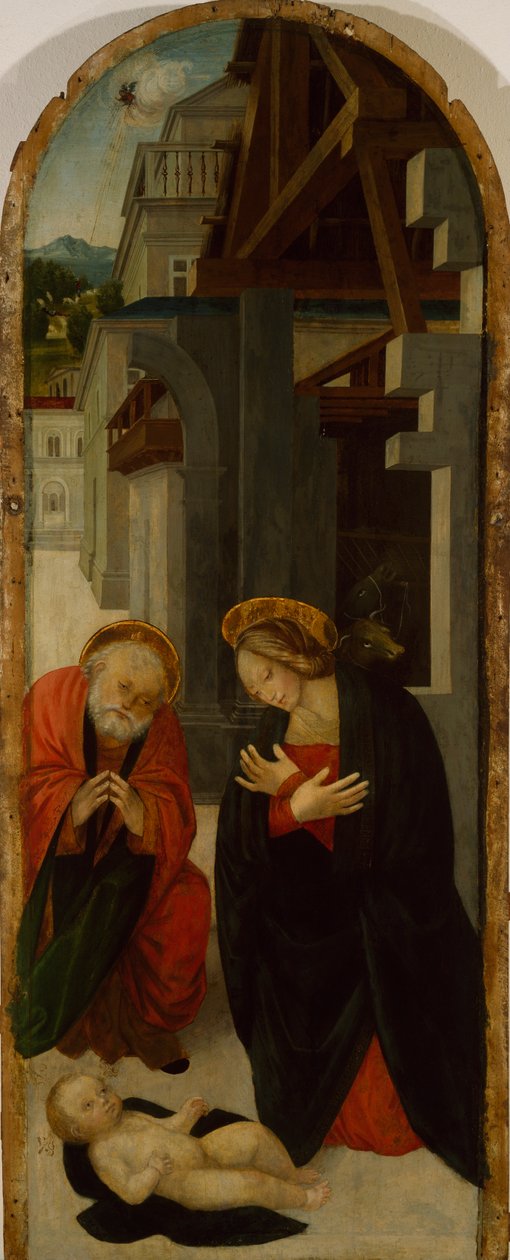 Adoración del Niño Jesús (pintura) de Gerolamo Giovenone