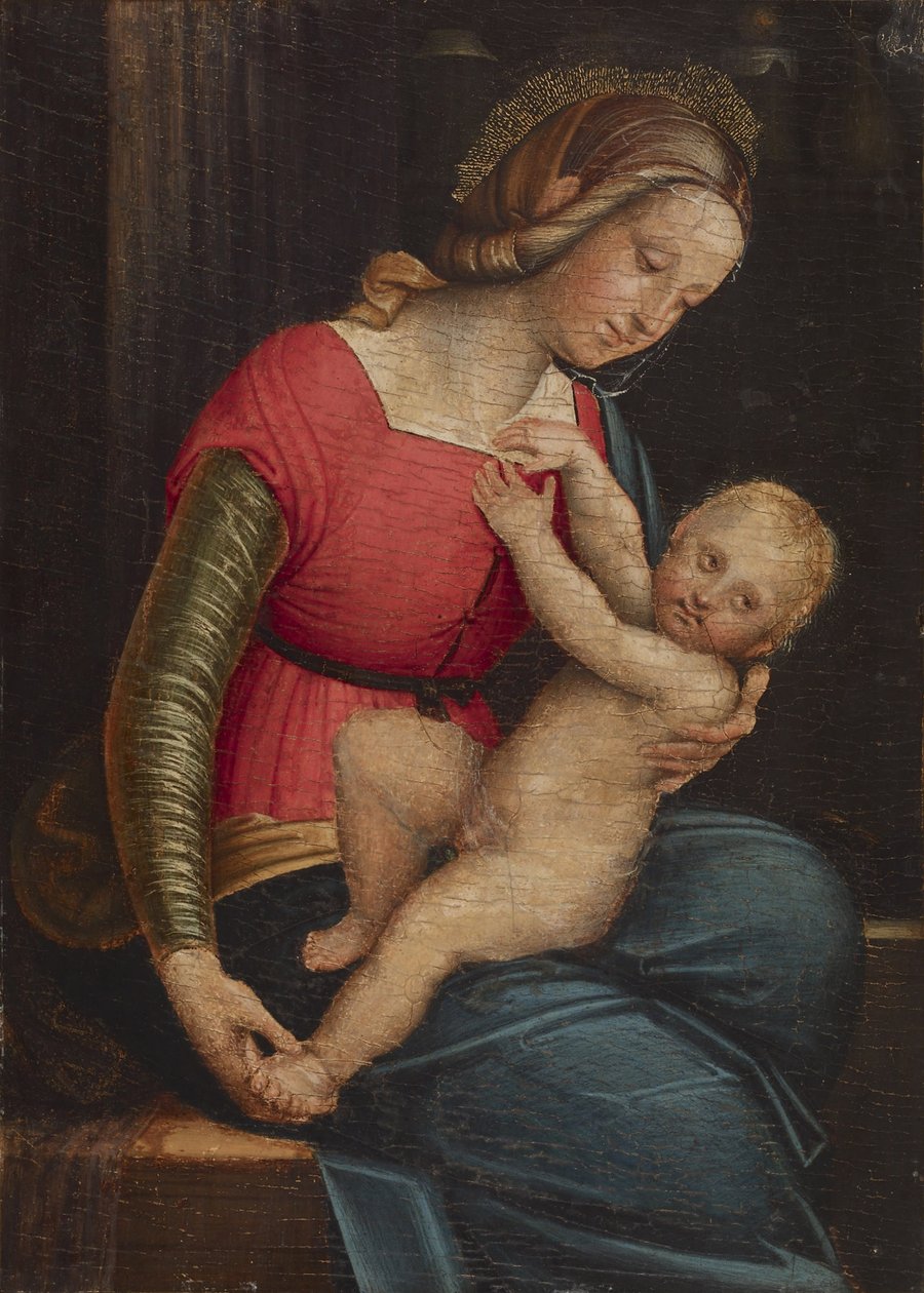 Madonna y Niño, c.1530-50 de Gerolamo Giovenone