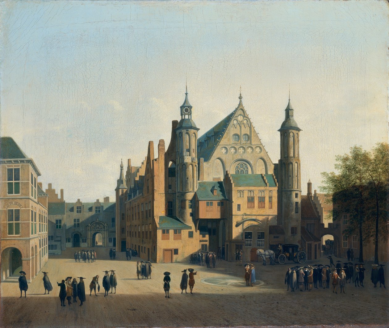 Vista del Binnennhof de La Haya de Gerrit Adriaenszoon Berckheyde
