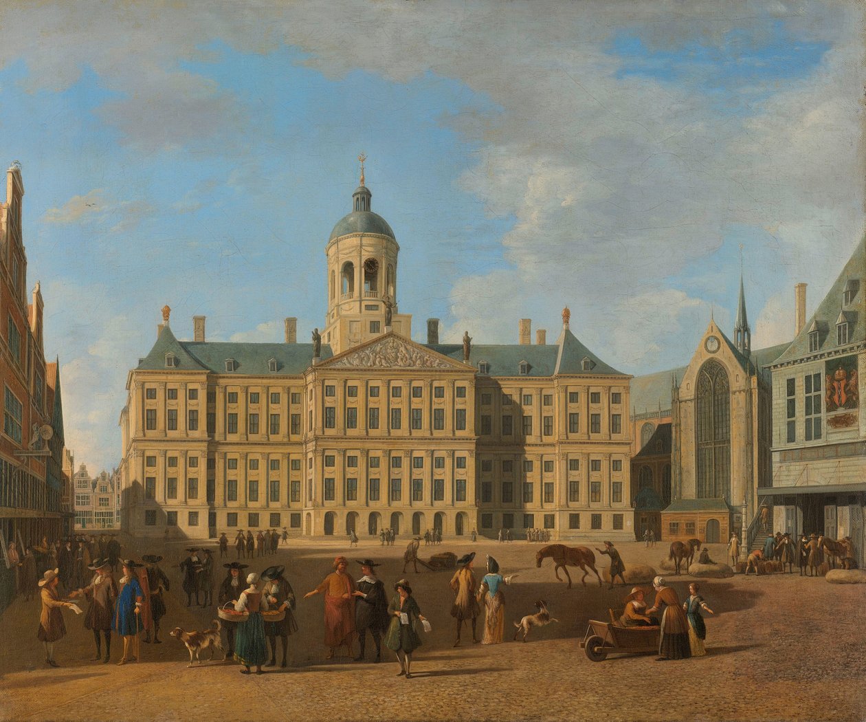 El Ayuntamiento en la Plaza del Dam, Ámsterdam
El Ayuntamiento en la plaza Dam, Ámsterdam de Gerrit Berckheyde
