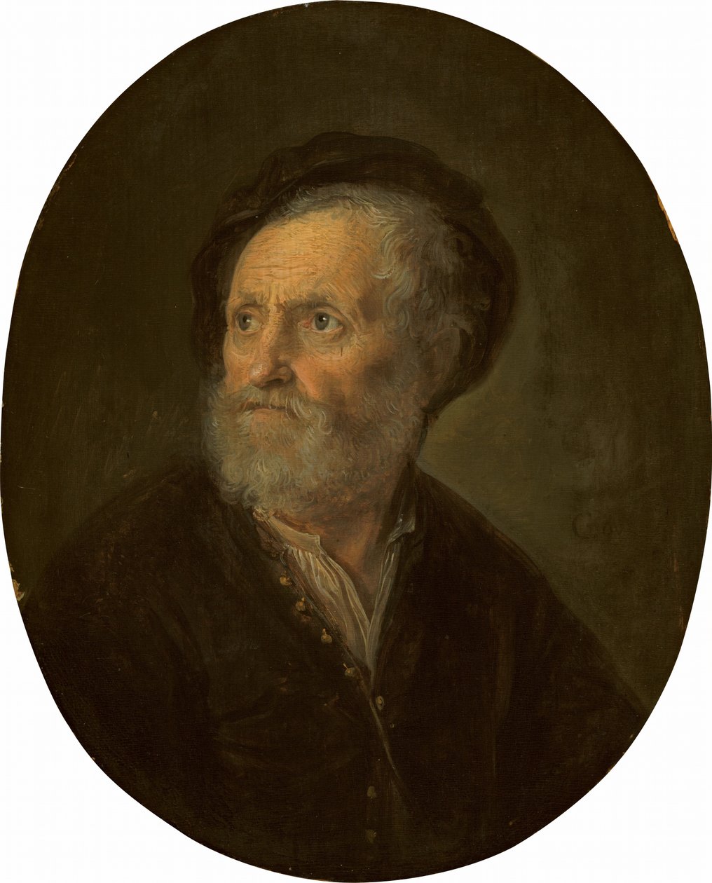 Busto de un hombre barbudo, c. 1642-1645 de Gerrit Dou