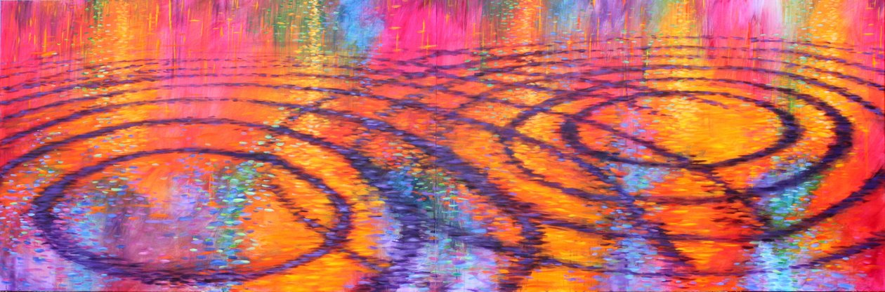3ª Sinfonía, 2015 (acrílico sobre lienzo) de Gerrit Greve