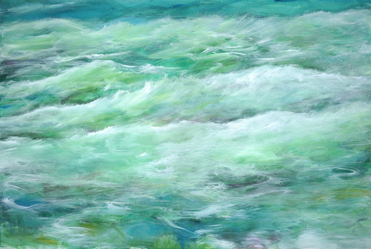 Mares tranquilos, 2013 (acrílico sobre lienzo) de Gerrit Greve