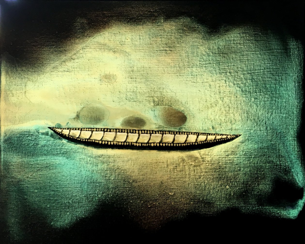 Voyage 206, 2017 (acrílico sobre lienzo) de Gerrit Greve