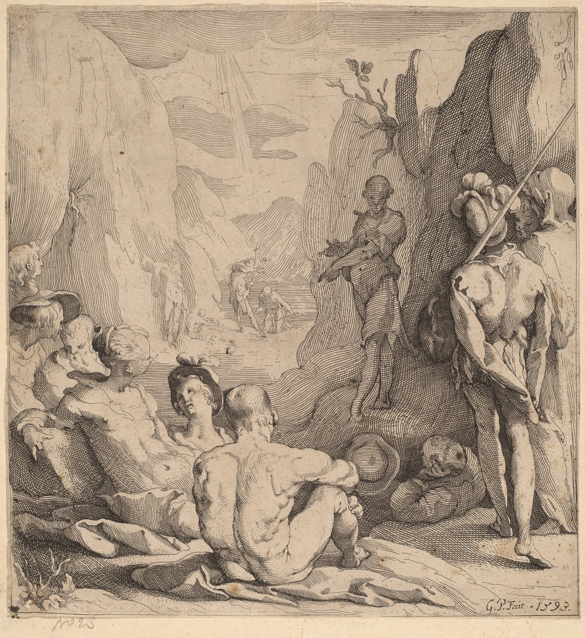 Juan el Bautista, Predicando de Gerrit Pietersz Sweelinck
