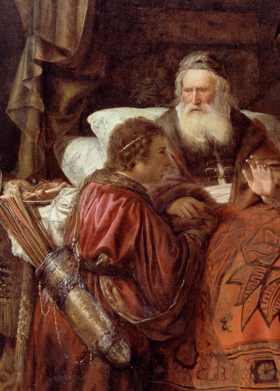 Isaac bendiciendo a Jacob de Gerrit Willemsz. Horst