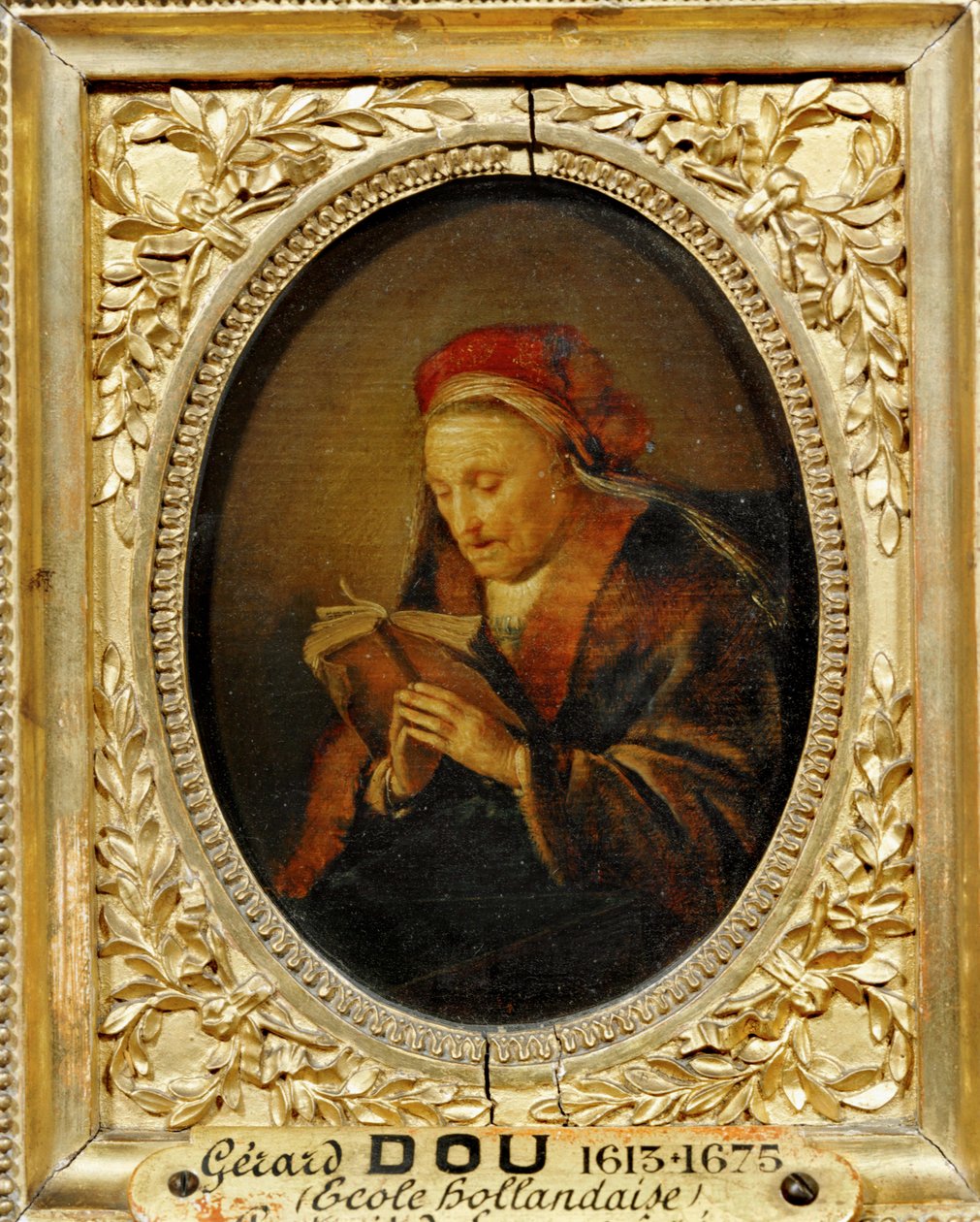 Femme agee: la mere de Rembrandt ... de Gerrit or Gerard Dou