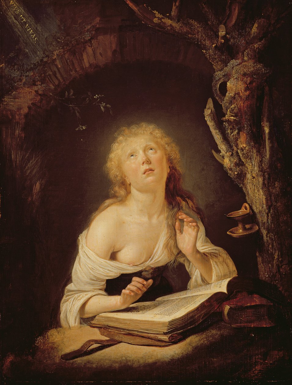 La Virgen Santa de Gerrit Dou