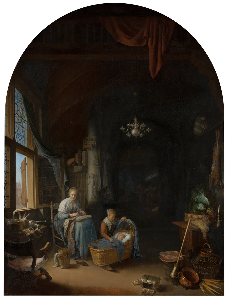 La joven madre de Gerrit Dou
