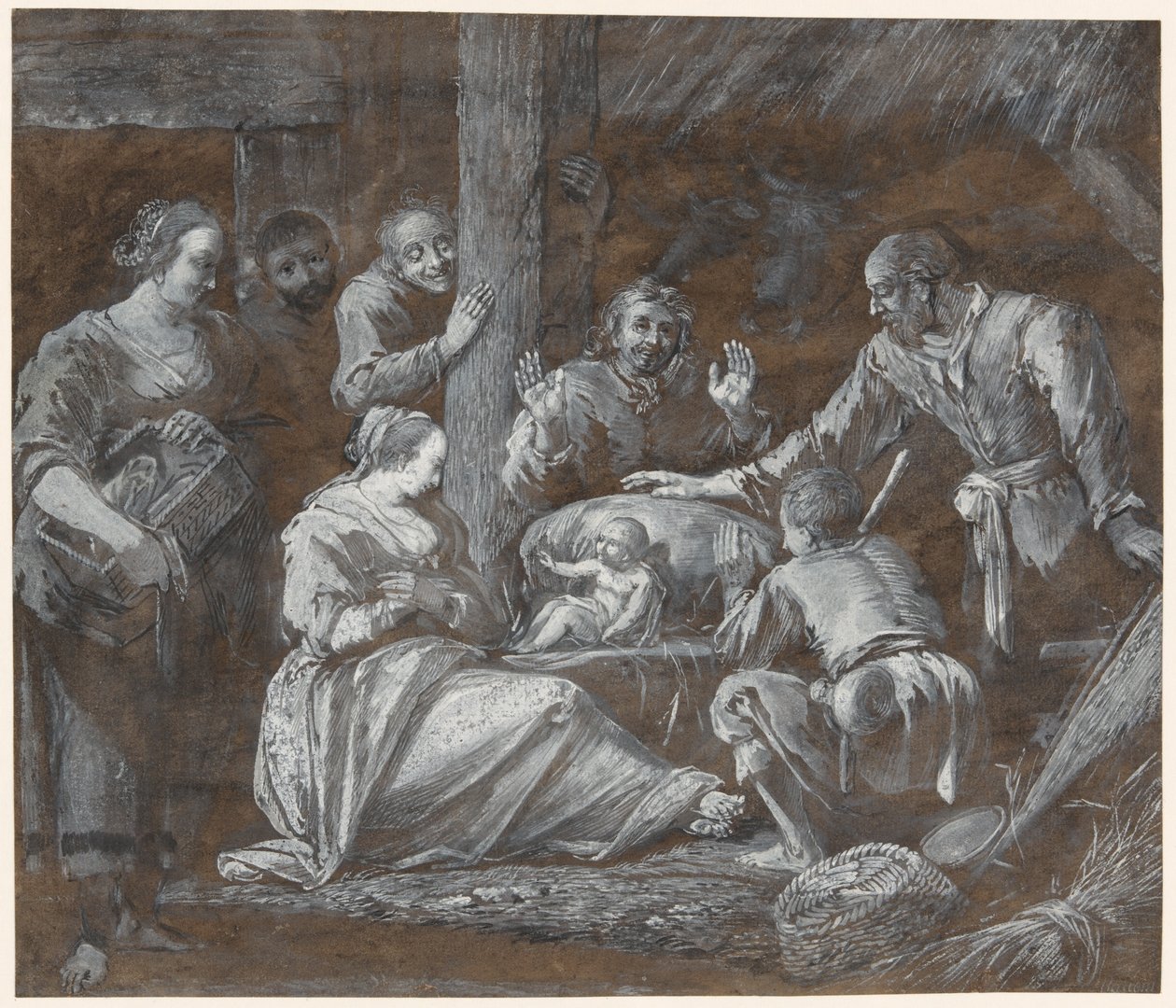 La adoración de los pastores de Gerrit van Battem