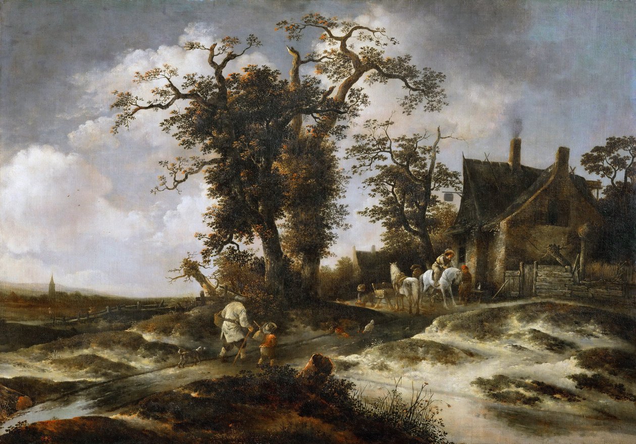 La posada al borde de las dunas de Gerrit van Hees