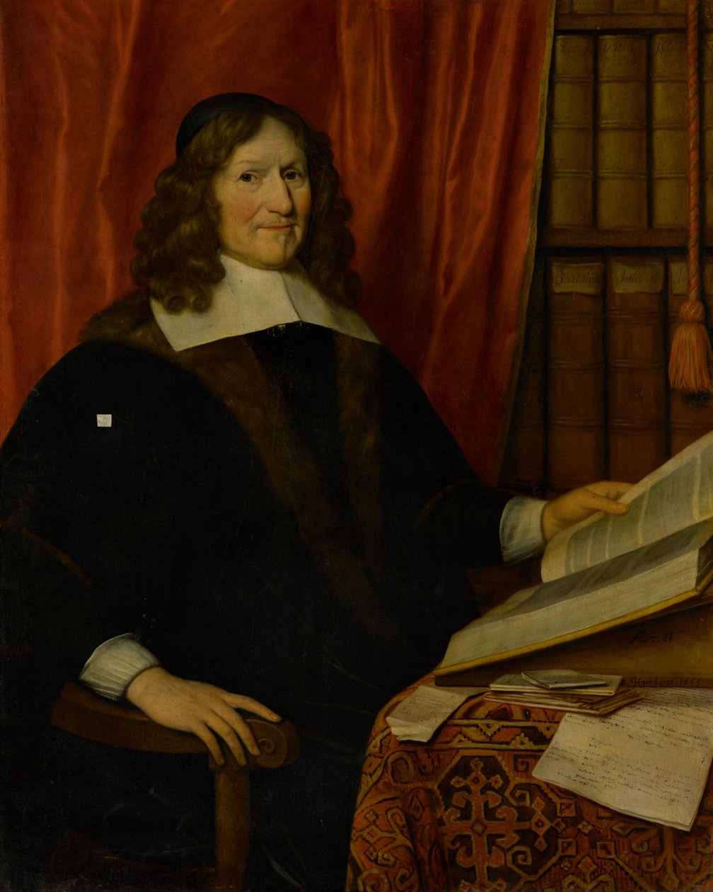 Porträt eines Rechtsgelehrten de Gerrit van Honthorst