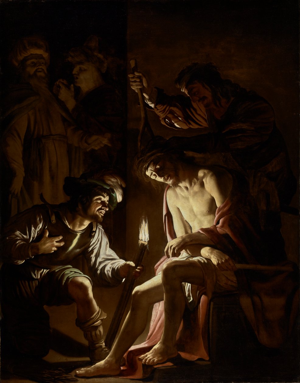Cristo Coronado de Espinas, c.1620 de Gerrit van Honthorst