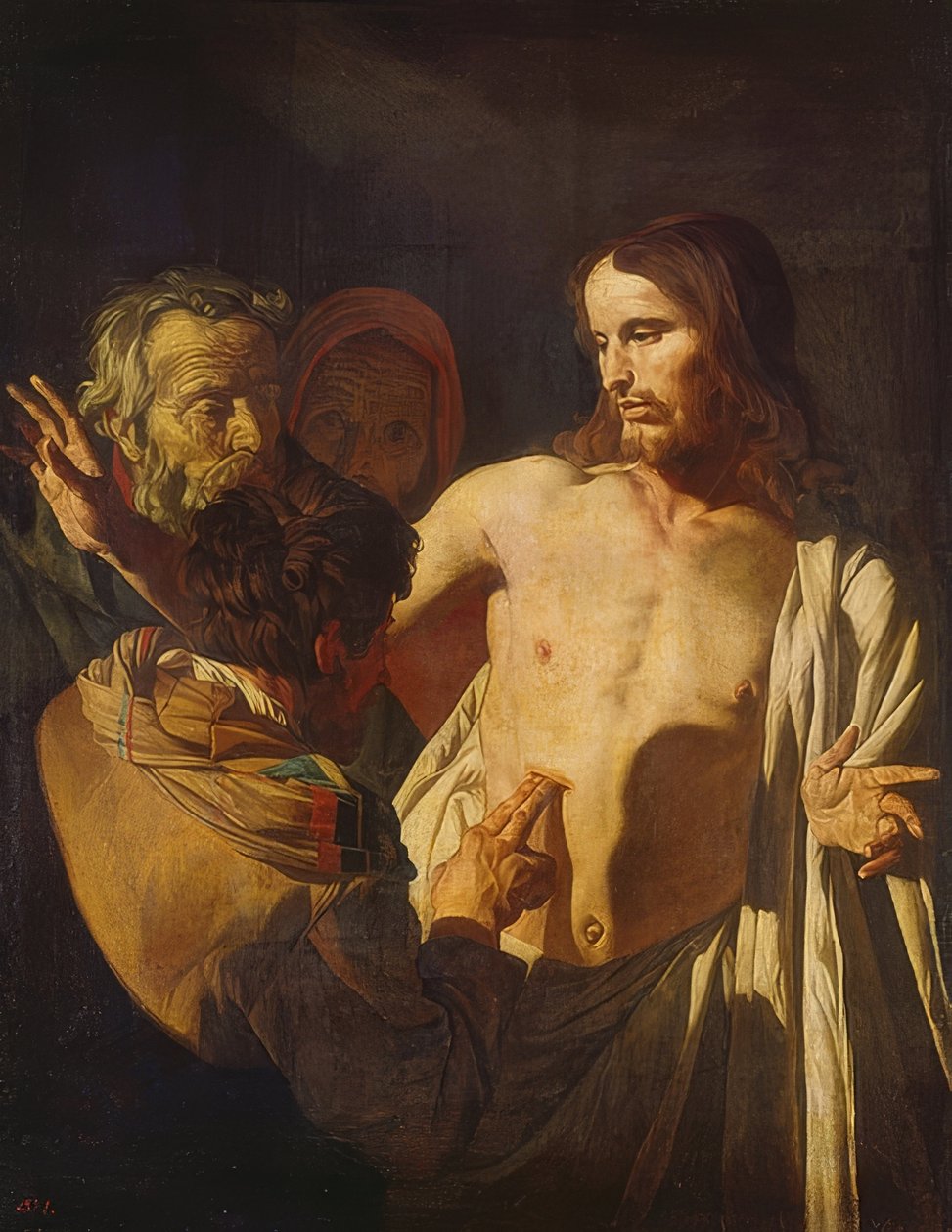 El incrédulo Tomás de Gerrit van Honthorst