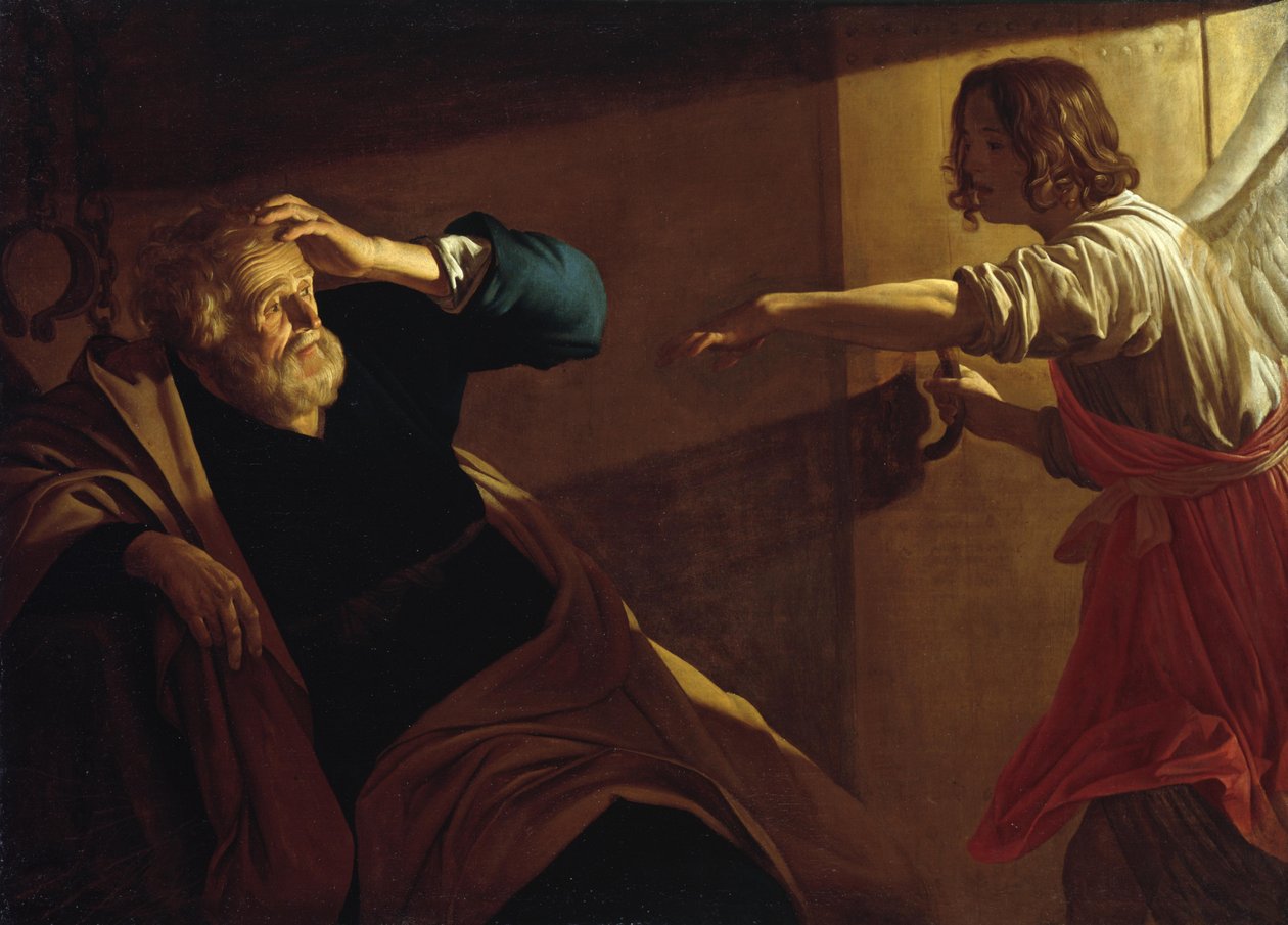 Die Befreiung des Heiligen Petrus de Gerrit van Honthorst