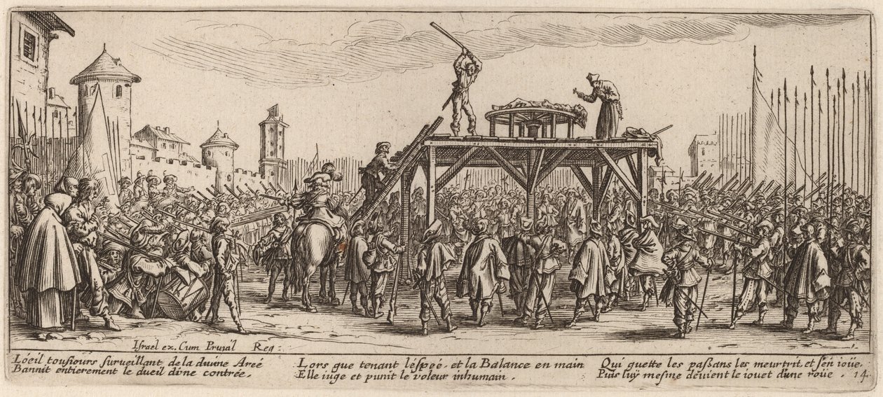 La rueda de Gerrit van Schagen after Jacques Callot