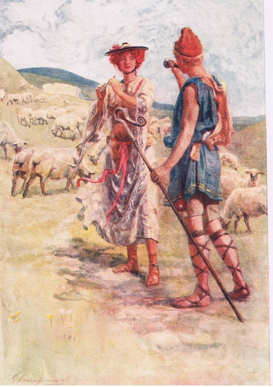 Calidore y Pastonella, Cuentos de la Reina de las Hadas publicados por George Harrap and Company de Gertrude E. Demain (after) Hammond