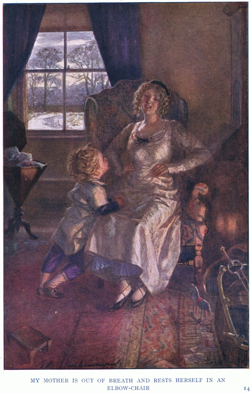 Mi madre se queda sin aliento y descansa en un sillón. de Gertrude E. Demain Hammond