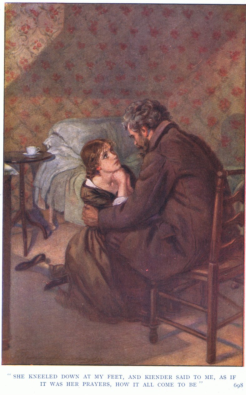 Se arrodilló a mis pies, y kiender me dijo, como si fuesen sus oraciones,cómo había sucedido todo aquello de Gertrude E. Demain Hammond
