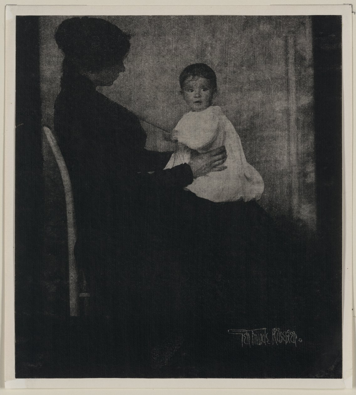 Retrato de la Sra. Ward con bebé de Gertrude Käsebier