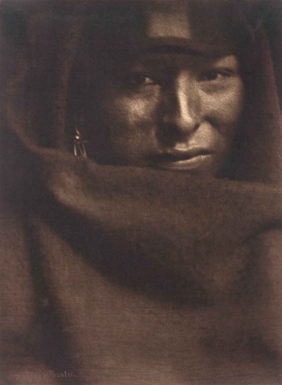 El hombre rojo por Gertrude Kasebier de Gertrude Käsebier