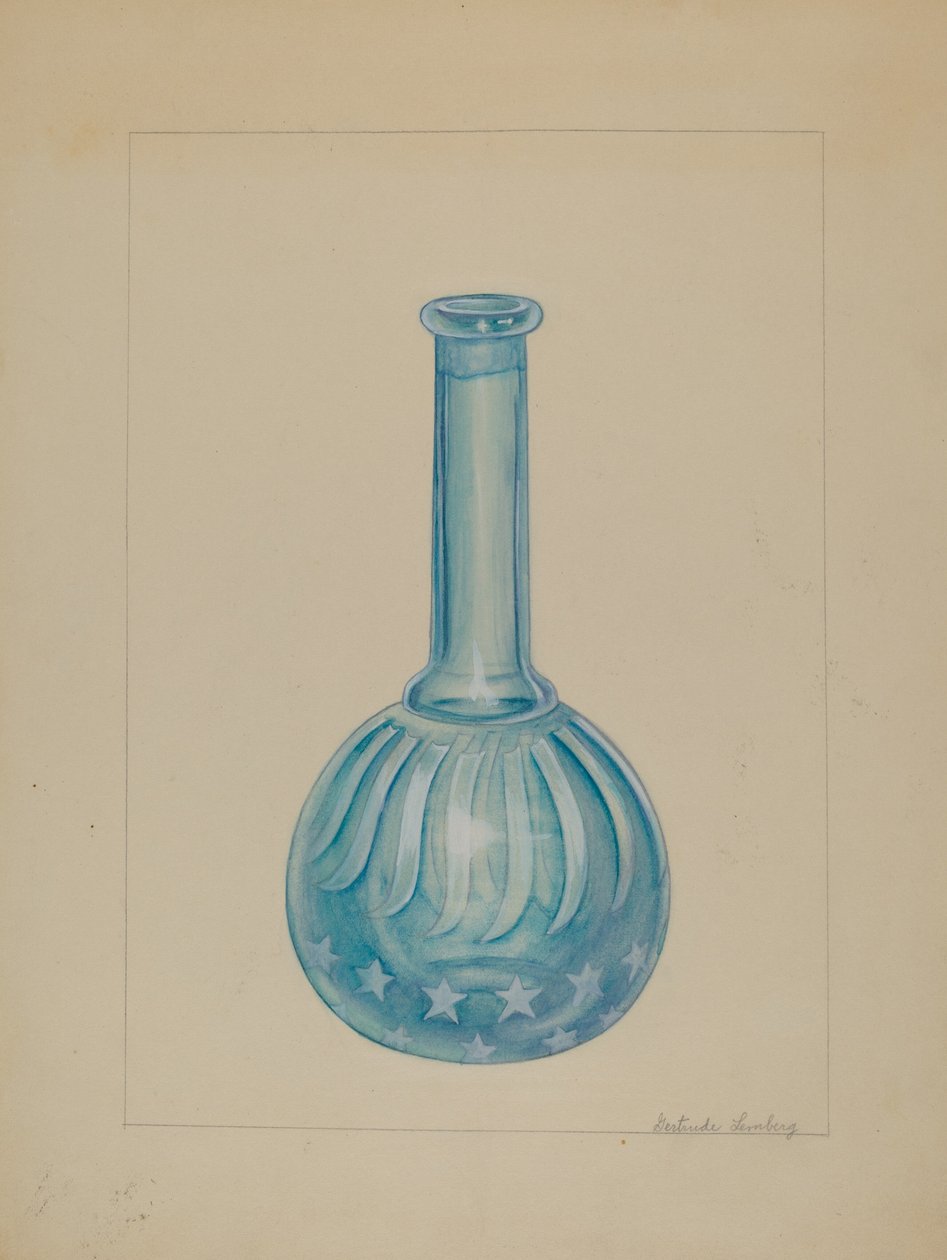 Botella de barbería, c. 1936 de Gertrude Lemberg