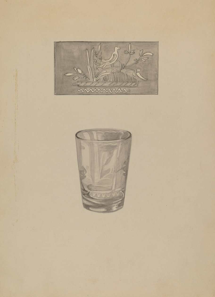 Vaso de whisky, 1935-1942 de Gertrude Lemberg