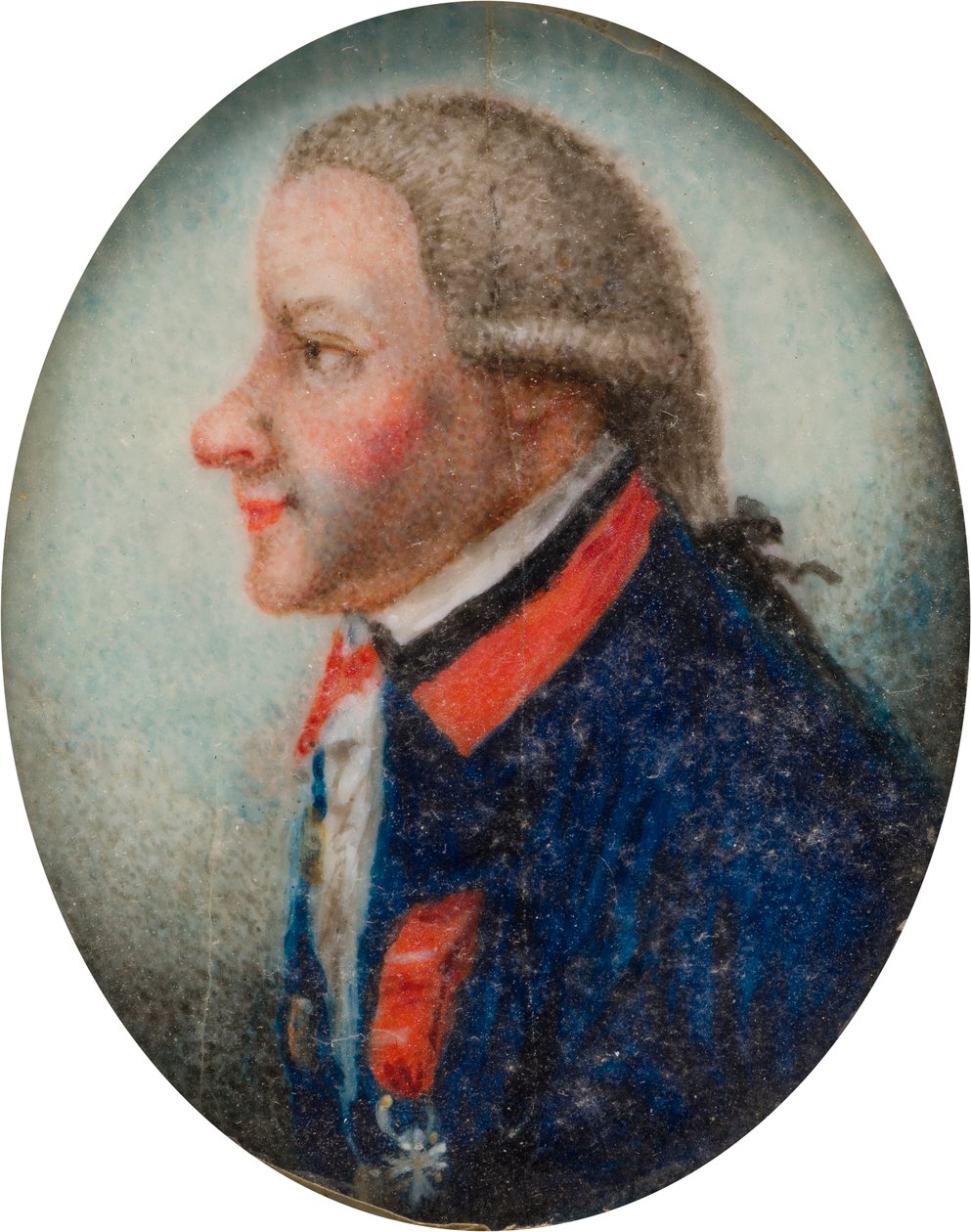 Retrato del general Vandermeerck, c.1735-63 (óleo sobre papel) de Gervase Spencer