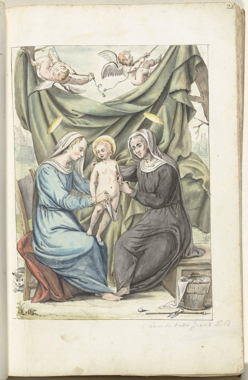 virgen con el niño y santa ana de Gesina ter Borch